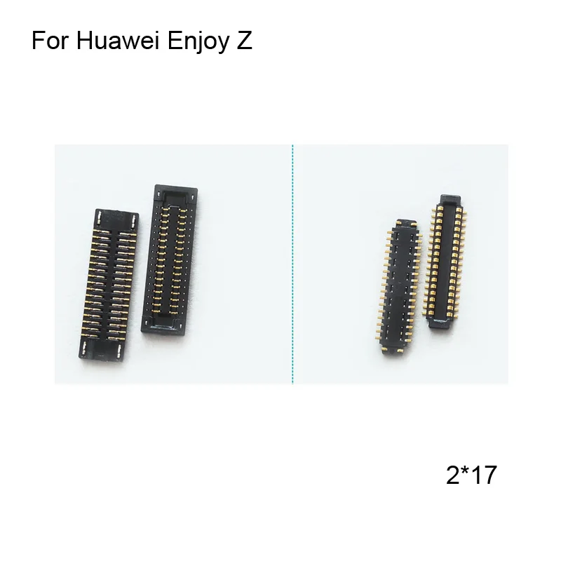 Коннектор FPC для Huawei Enjoy Z, 2 шт., ЖК-дисплей, экран на гибком кабеле, материнская плата для Huawei EnjoyZ