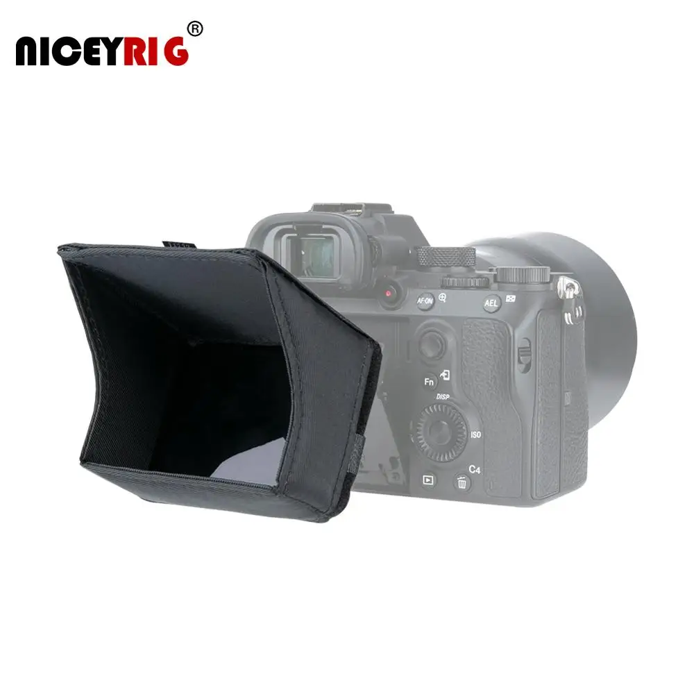 Niceyrig для Sony A7 A7II A7III A9 Series выделенная бленда ЖК экран нейлоновый солнцезащитный