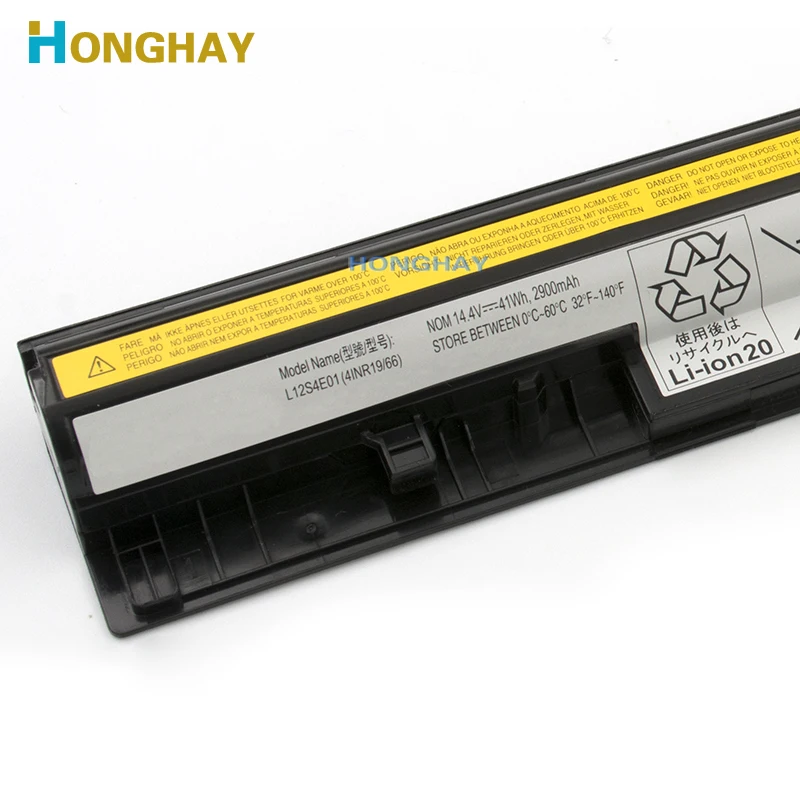 Аккумулятор HONGHAY L12S4E01 для Lenovo G400S G410S G500 G500S G510S G405S G505S S410P S510P Z710 L12L4A02 L12S4A02L12L4E01 2900 мАч