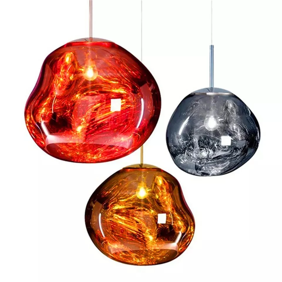 Современные подвесные светильники из стекла Lava Lustre светодиодный светильник