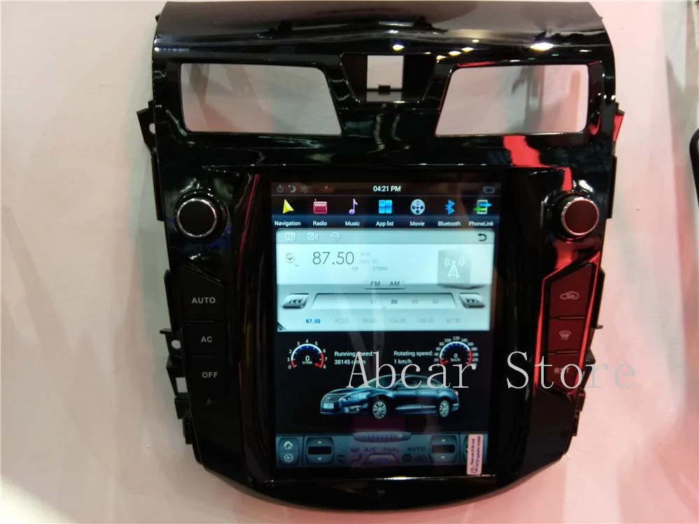 10 4 ''Tesla style Android 9 0 автомобильный dvd-плеер GPS-навигация для NISSAN TEANA 2012-2018 стерео