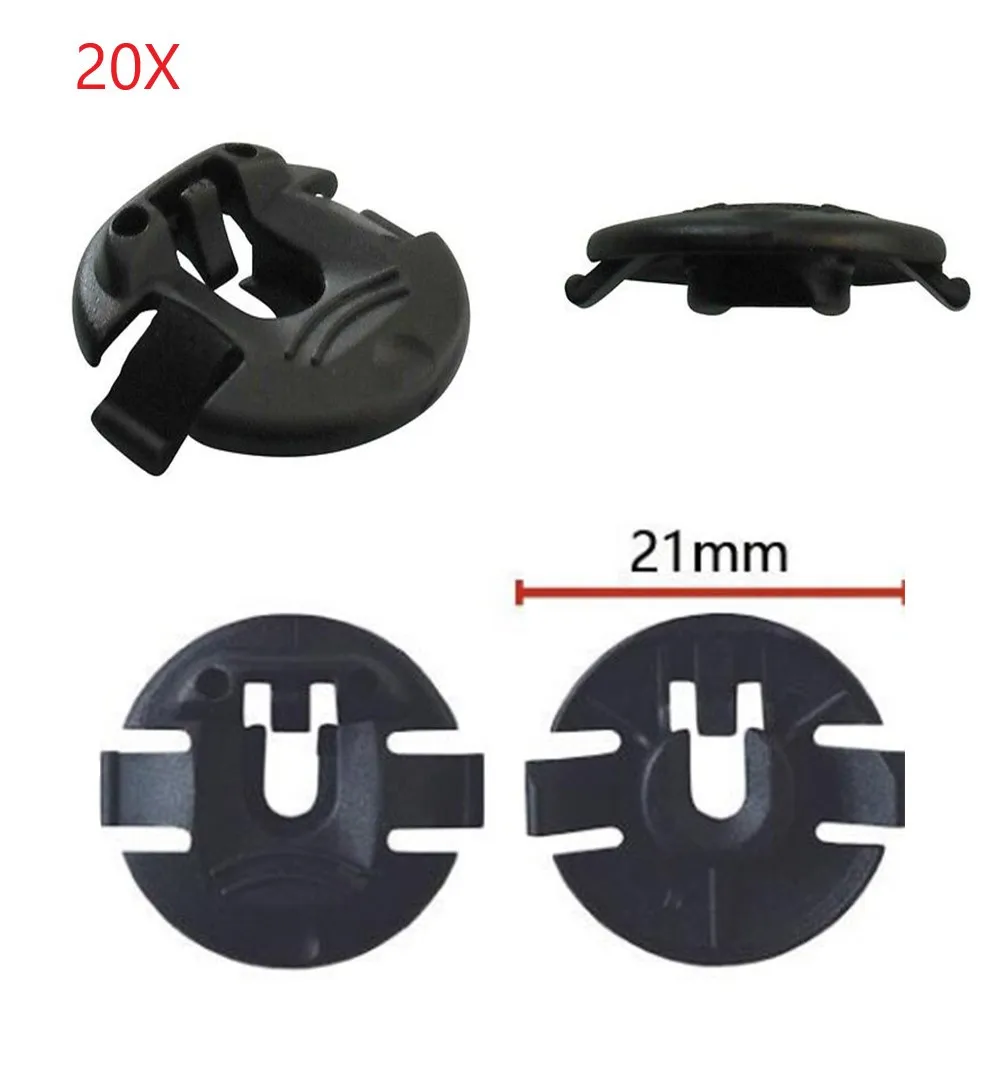 

20X For A1 Wheel Arch Inner Lining Fastener Washer Splash Clamp T21 4F0825429A Plastic Replace The Factory Clips Car Accessorry
