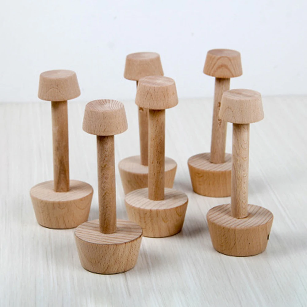 Деревянное яйцо Tart трамбовочная форма искусство толкатель двухстороннее тесто