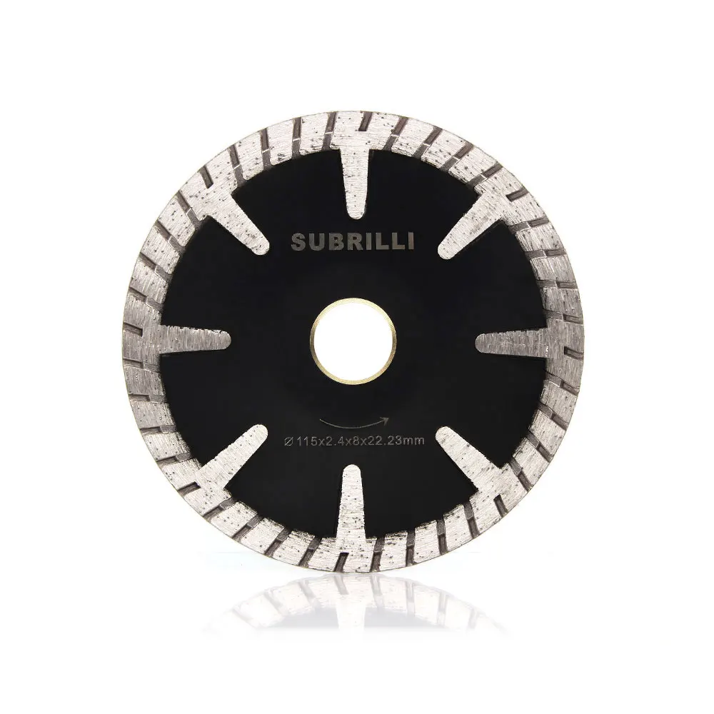 Алмазное вогнутое лезвие для пилы 1 шт. 4 5 дюйма 115 мм защитный режущий диск зубов