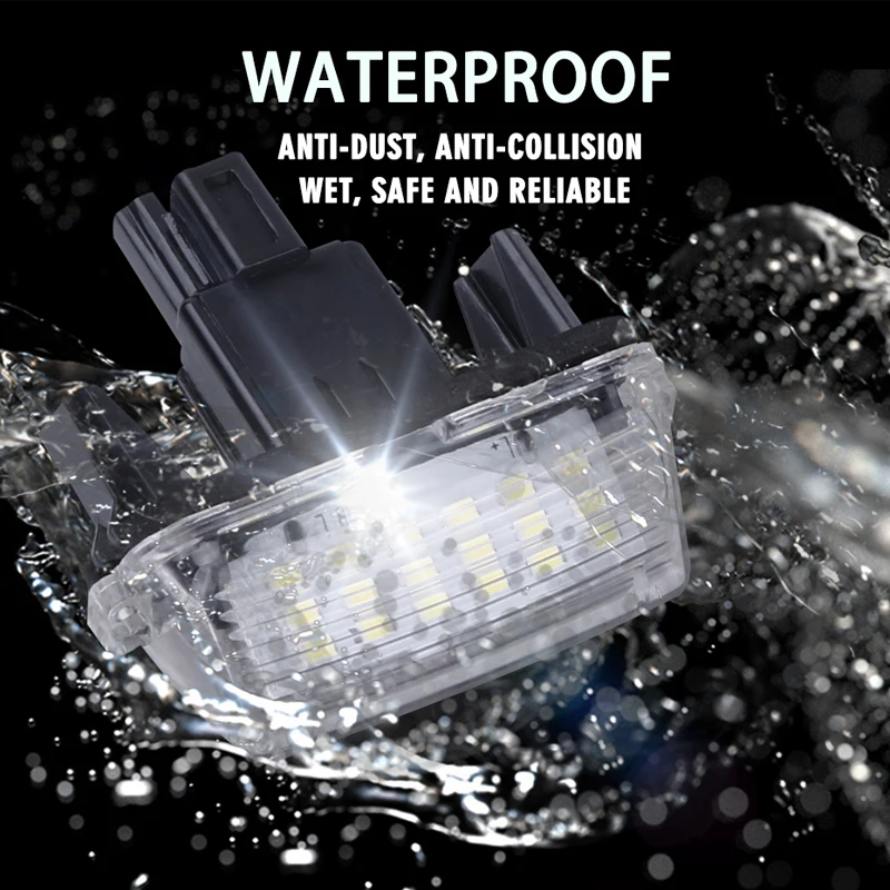 12V светодиодный задний фонарь номер номерной знак светильник лампы для Toyota Corolla