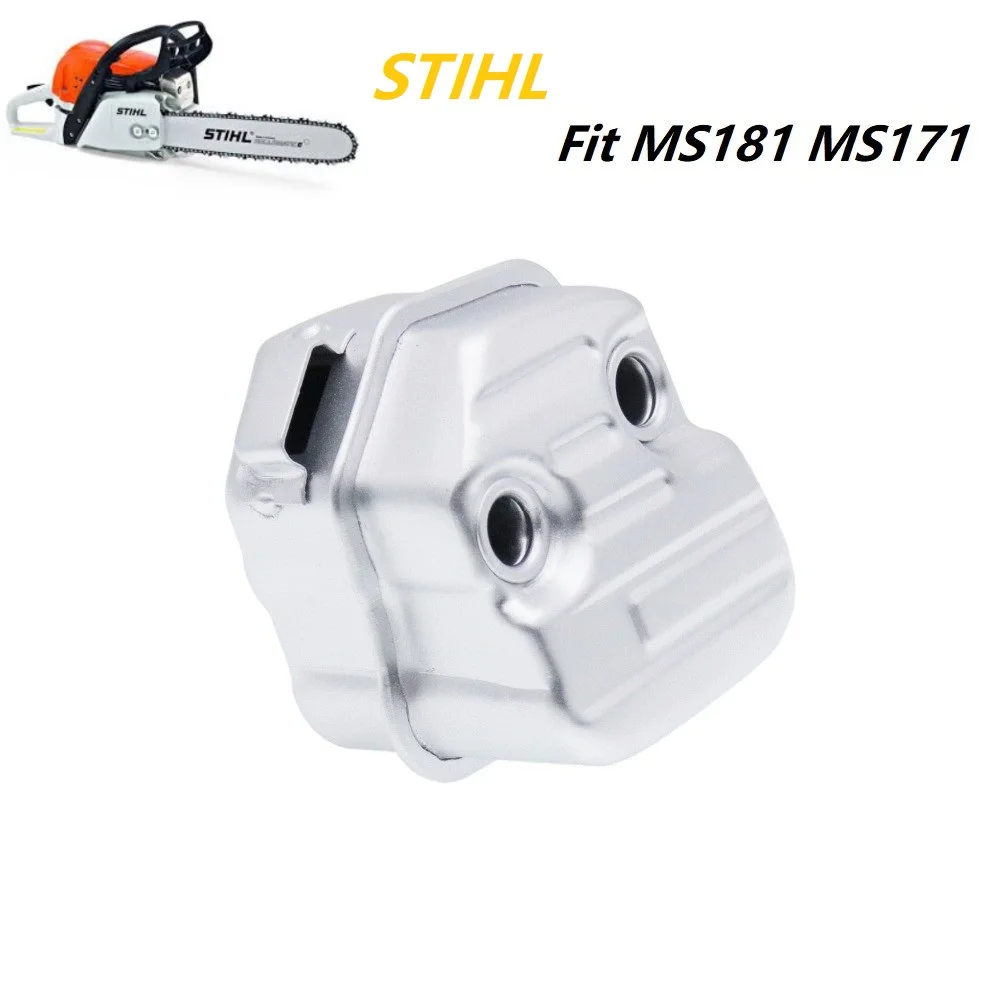 Глушитель выхлопных газов для STIHL MS171 MS181 MS181C MS 171 181 181C запасные части бензопилы 1139