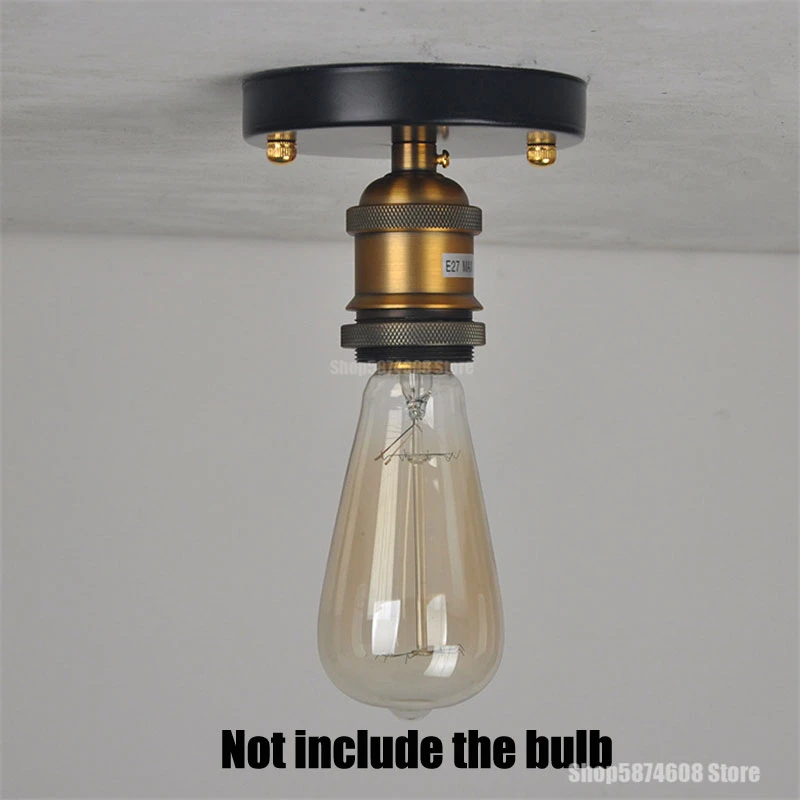 Винтажный E27 потолочный светильник s Ретро Лофт промышленный светодиодный