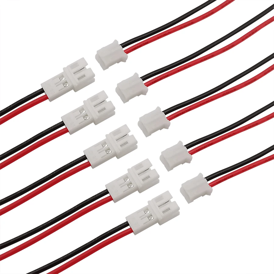 5/10/20 пар 20 см 2Pin JST PH 2 0 разъемы кабель штекер гнездо 2P шаг мм 26AWG проводной