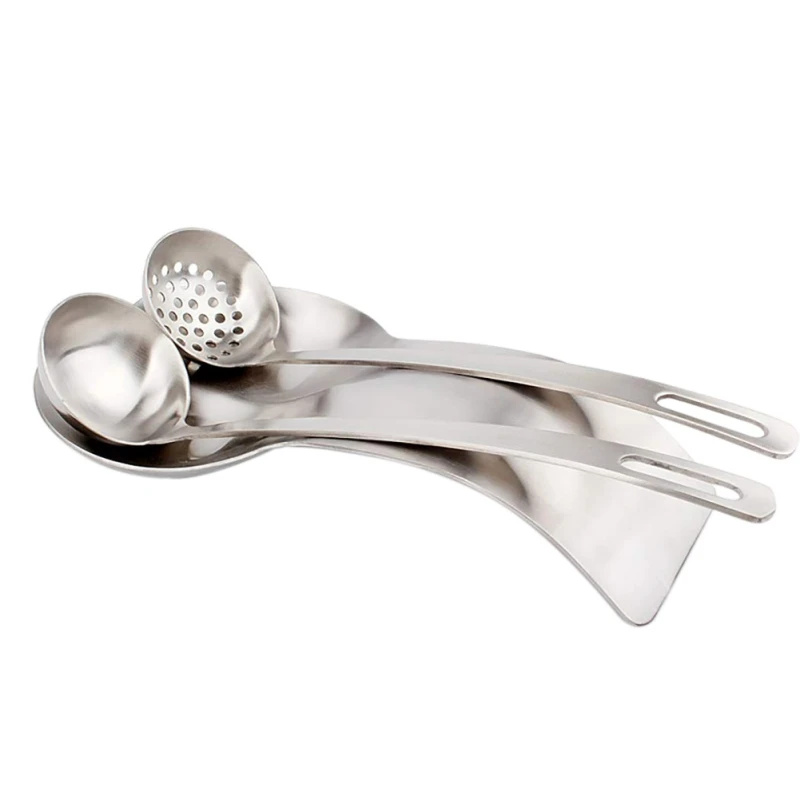 

Stainless Steel Double-Headed Spoon Rack Spoon Holder Utensil Rack Stove Kitchen Accessories