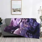 Одеяло Overlord Albedo 5, покрывало для кровати, клетчатое полотенце для кровати, Пляжное двойное одеяло, одеяло для кровати