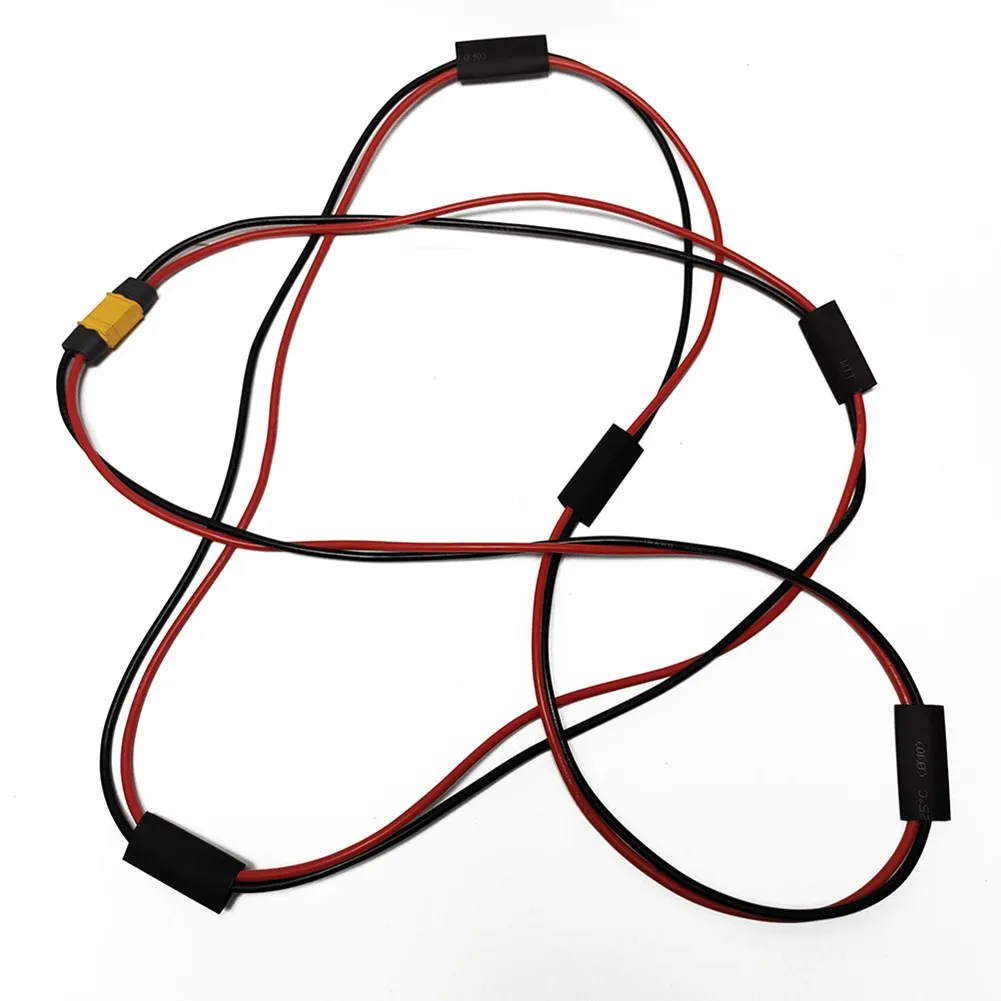 

Электрический кабель электропитания для электромобиля, Удлинительный кабель 14AWG 1 м 2 м XT60, штекер и гнездо, Удлинительный шнур питания