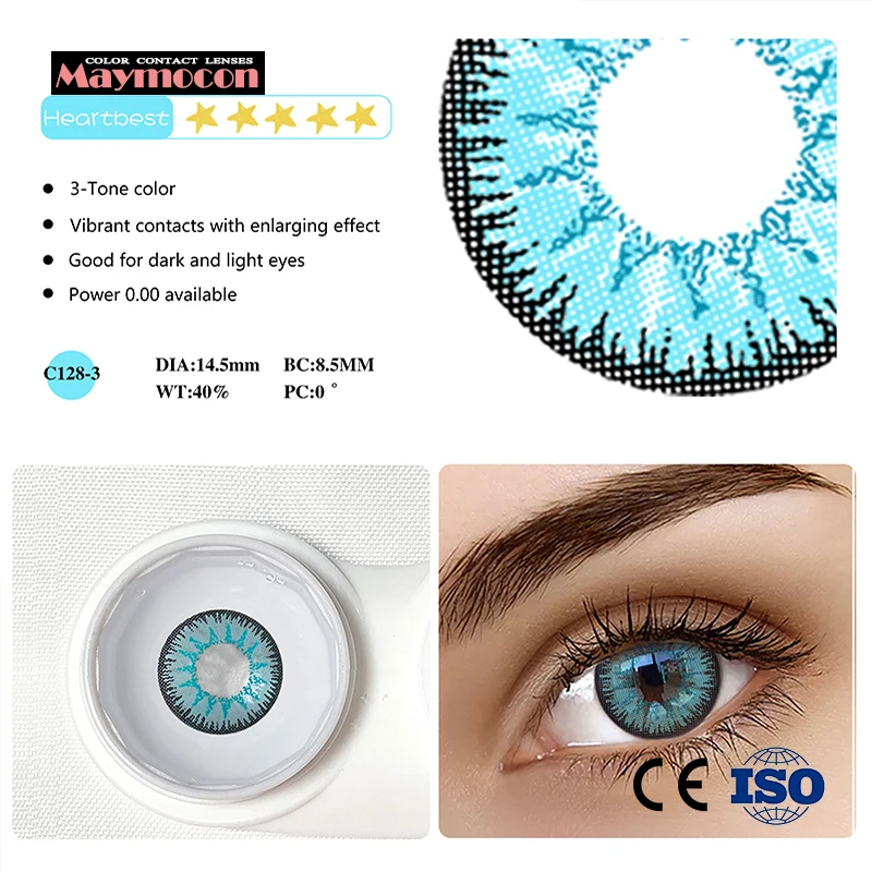 

2 шт./пара контактные линзы для глаз, косметические контакты для глаз с цветными контактными линзами, красота, цветные контактные линзы ed