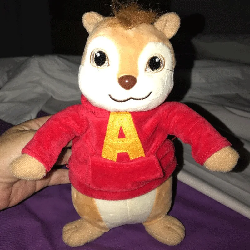 

22 and 32cm Movie Alvin and the Chipmunks Plush Toys Doll Peluche Cute Chipmunks Theodore Simon Stuffed Toys kids Baby Gift