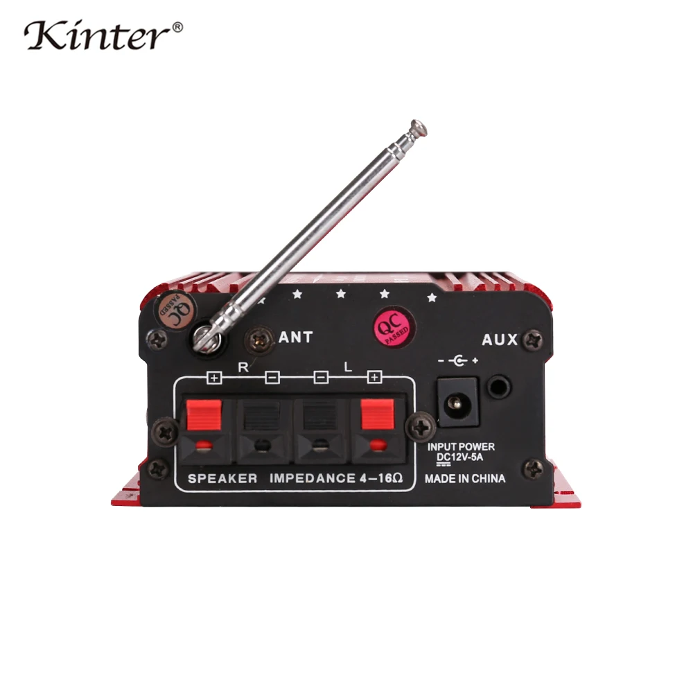 Kinter MA 600 мини усилитель аудио с FM радио 2CH усилители bluetooth DC12V sd usb ввод