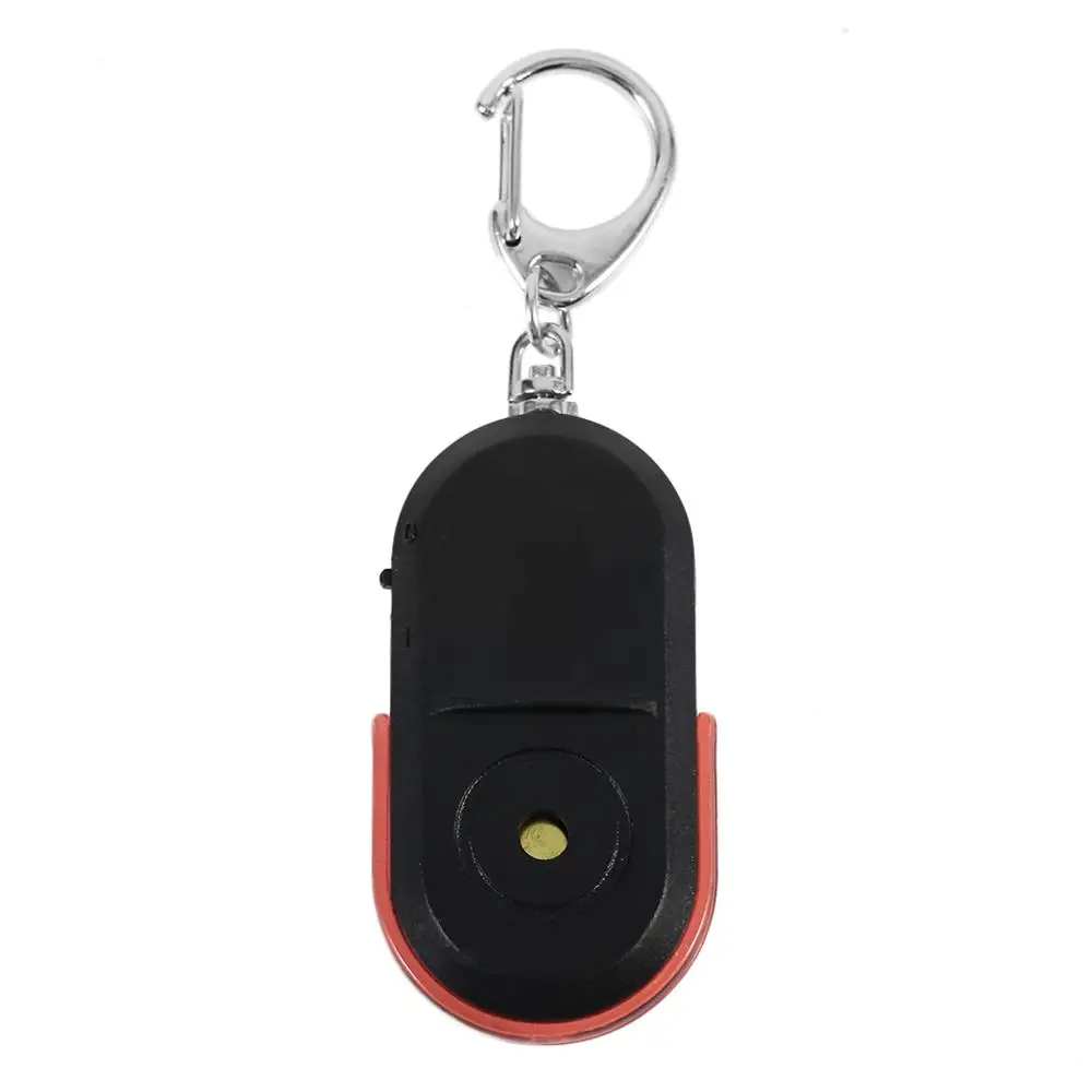 Portable Size Old People Anti-Lost Alarm Key Finder Wireless Useful Whistle Sound LED Light Locator Keychain |