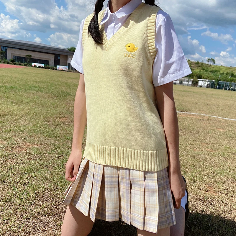 Женский трикотажный жилет без рукавов с V-образным вырезом | Тематическая одежда