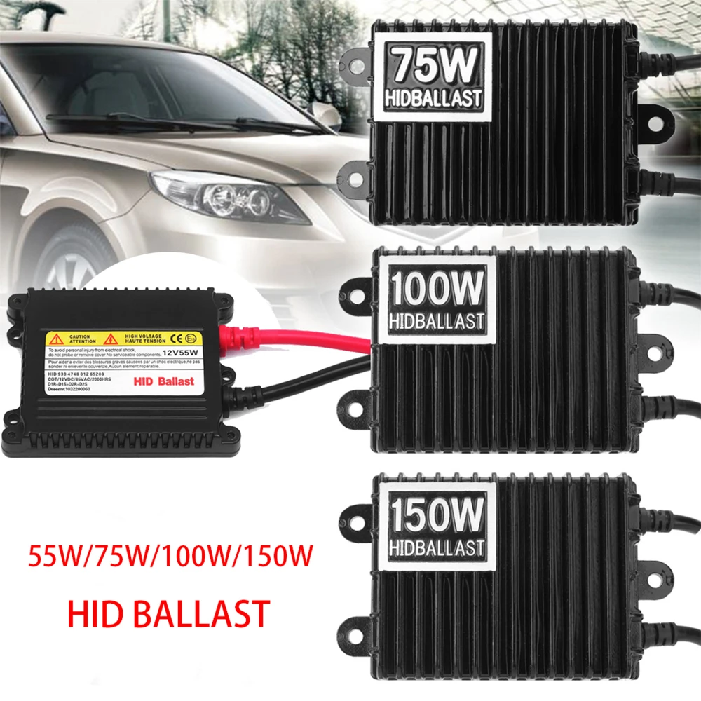 1 шт. 55 Вт 75 100 150 200 HID ксеноновый сменный Балласт DC 12 В H1 H3 H7 9005 9006 комплекты модуля
