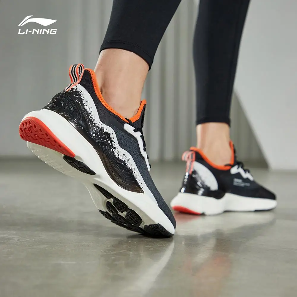Li Ning/мужские CRAZYRUN X кроссовки из ТПУ с подкладом спортивная обувь защитой от