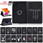 Чехол для планшета Apple iPad 2021, 9, 10,2, 5, 6, 8, 7, IPad 2, 3, 4, IPad Mini 45, вращающийся на 360 градусов чехол-подставка из искусственной кожи
