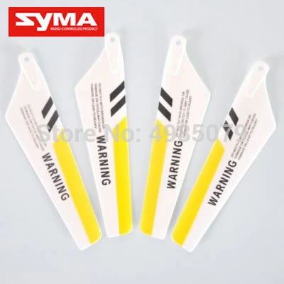 

SYMA S107G-02 Propeller 2A + 2B CW CCW Blade желтого цвета S107 S107G RC мини-вертолет, запасные части, оригинальное крыло