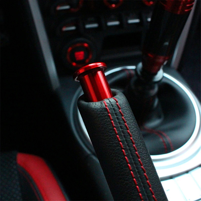 For Subaru WRX STi 2007-2021 BRZ 2012-2021 Colorful Alu Gear Shift Box Handbrake Hand Brake Push Button Replacement Car Styling |