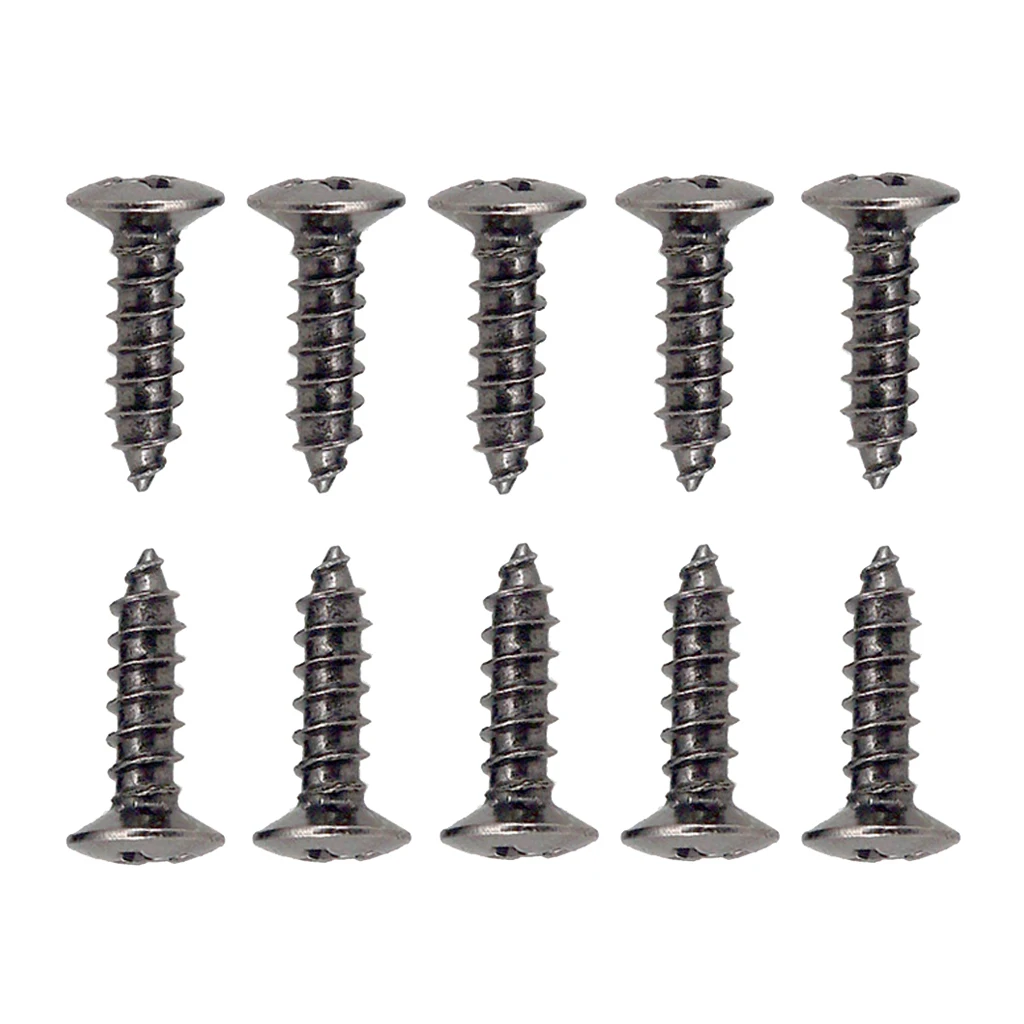 

50 Pcs Black Guitar Pickguard Mounting Screws For Most Guitar Parts Accs