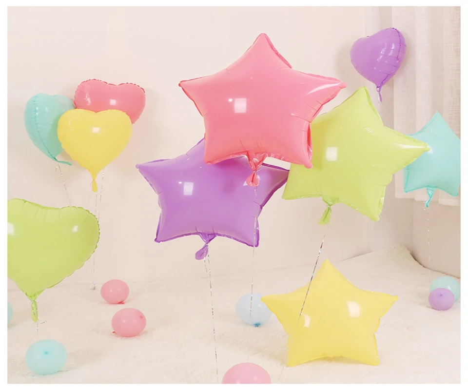 Воздушный шар из алюминиевой пленки в форме сердца/воздушный с