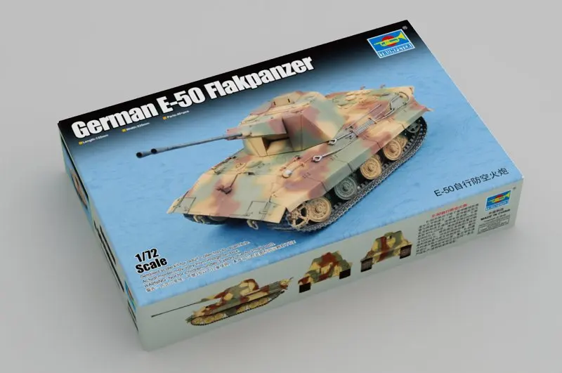 

Немецкий самоходный пневматический пистолет Trumpeter 1/72, 07124, E-50, Flakpanzer, военная игрушка, сборная пластиковая модель, набор для сборки