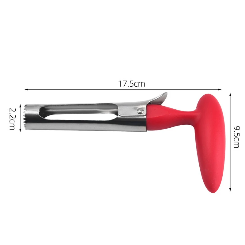 New Stainless Steel Apple Core Cutter Knife Corers Fruit Slicer Multi-function Cutting Vegetable Pear Removed Kitchen Tools | Дом и сад