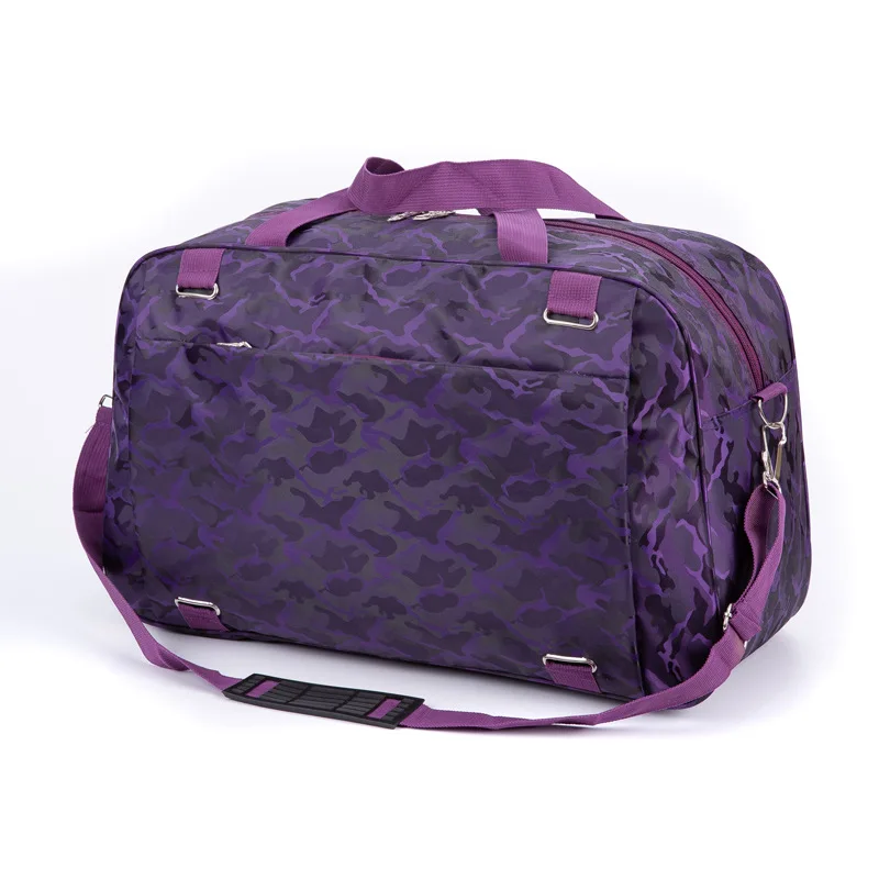 Purple Женский Органайзер из Оксфорда, дорожная сумка, сумка для ручной клади, женские сумки для путешествий, мужская сумка для путешествий, большая сумка для выходных, XA722WB - Цвет: Purple