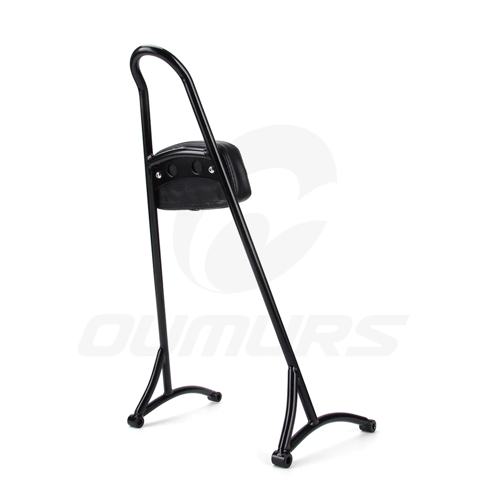 OUMURS мотоцикл пассажирский сидси бар спинки подушки Pad черный для Harley Iron Sportster XL883 XL1200 48 72 2004