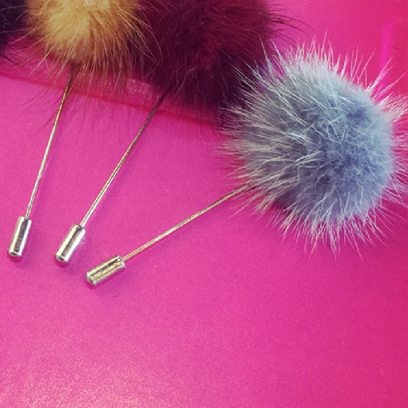 Модная женская милая очаровательная булавка брошь из искусственного меха