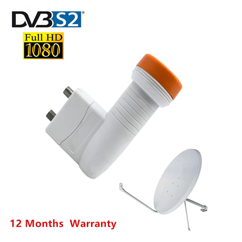Best Signal super digital HD Universal KU Band TWIN LNB waterproof High Gain 0.1 dB noise Satellite Dish antenna for TV receiver