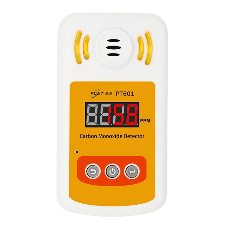 

Carbon Monoxide Detector CO Gas Leak Analyzer Portable High Precision Gas Detector With Sound Light Alarm Meter 1000 Ppm