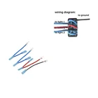 Джампер, аксессуары для клеммных кабелей, комплект проводки, штекер и гнездо для автомобильной лодки, 7 контактов ВКЛ.ВЫКЛ. На DPDT, 5 контактов SPST вкл.ВЫКЛ., клавишный выключатель