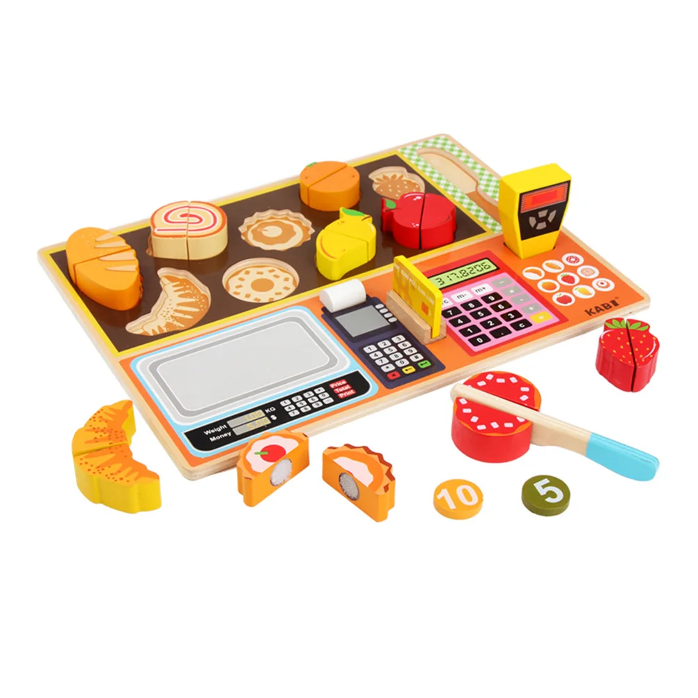 

1 Set Simulation Fruits Cutting Toys Cartoon Food Making Toys Cognition Toys