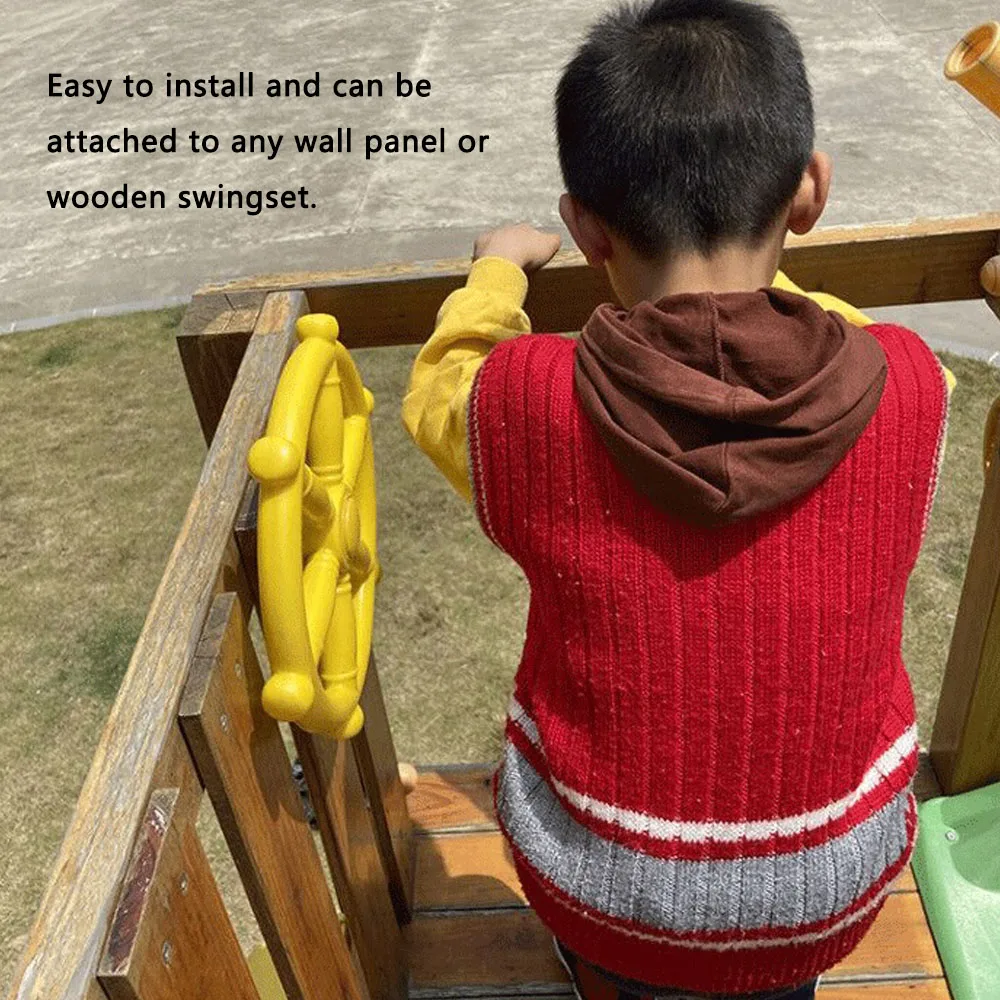 Детская игровая площадка 12 дюймов рулевое колесо Пиратская игра Swingset для детей