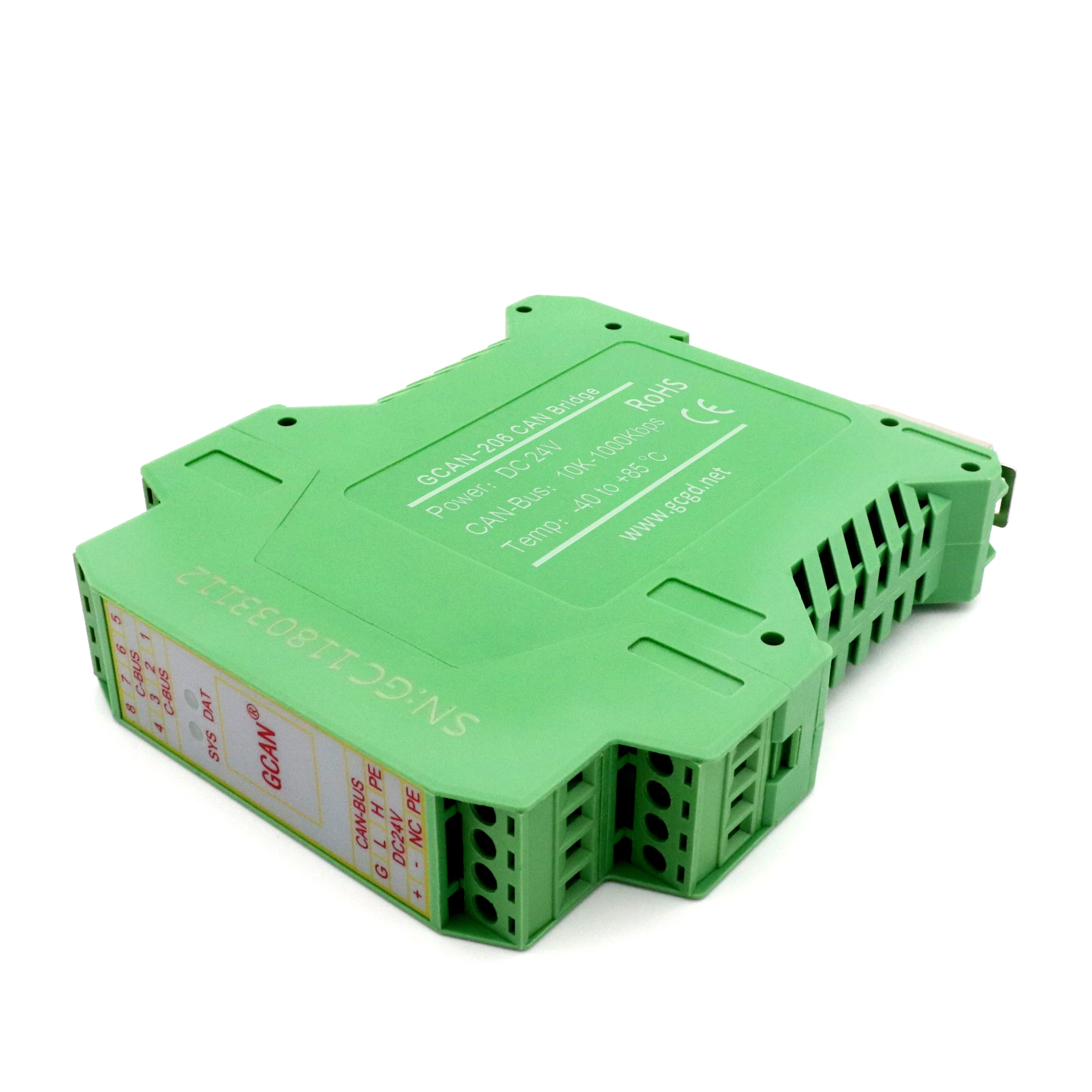 GCAN-206 Converter Gateway Reapter Id Filtering Conversion And Data Din Rail Installation Method | Компьютеры и офис