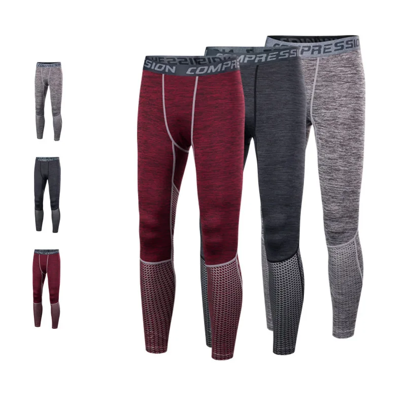 

Yoga Pants 2019 Sport Pants Men Running Tights Compression Sports Basketball Leggings Gym Fitness Training Elastic Slim Trousers