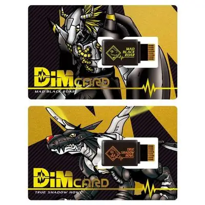 Оригинальная аниме-фигурка BANDAI Digimon Kuramon Omegamon Agumon Vorvomon DIM Card V1V2 экшн-фигурка