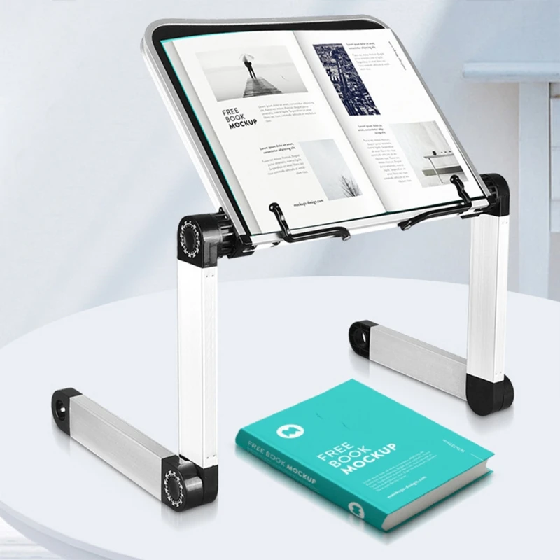 Новинка 2021 складной держатель для книг чтения подставка книжного шкафа 360