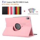 Для планшета Lenovo Tab P11P11 Pro чехол для планшета 11 ''2020 ТБ-J606F TB-J606X TB-J706F 360 градусов вращающийся стенд для защитный жесткий чехол Shell