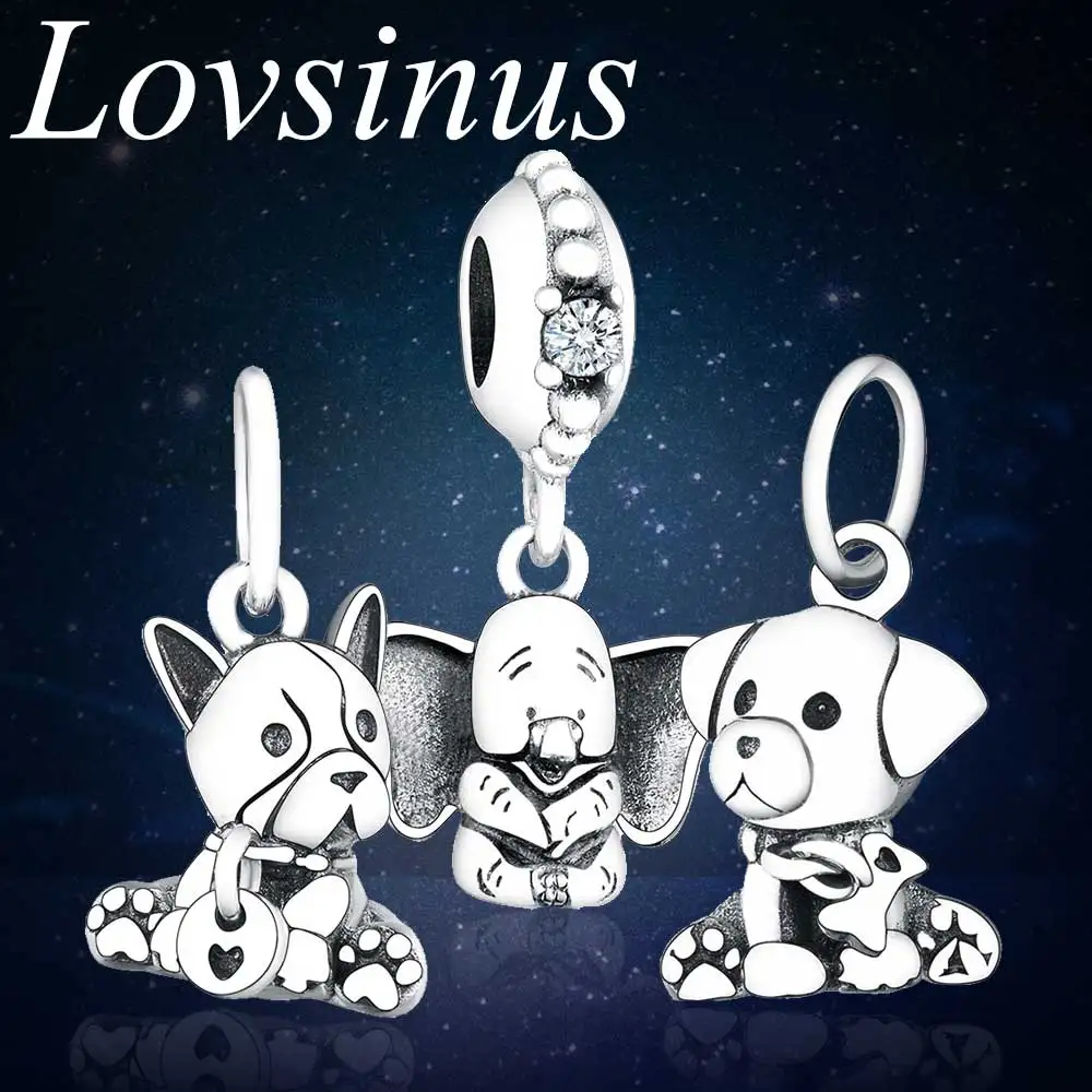 Бусины-шармы из серебра 2019 пробы для браслетов и ожерелий |