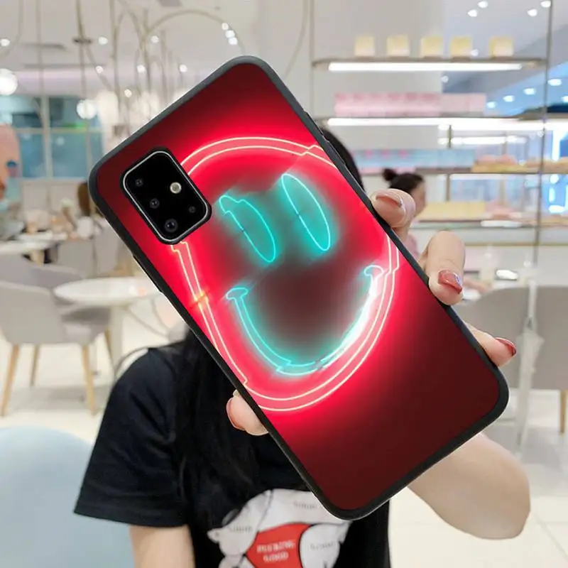 

MaiYa Funny Neon Phone Case For Samsung S5 S6 S7 S8 S9 S10 S20 S21 Edge Plus E Fe Lite Cover