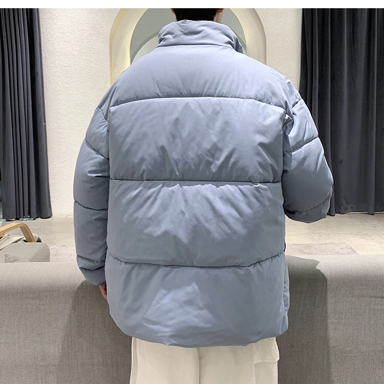 Men's Oversized Thick Jacket Cotton-Padded Coats Autumn Streetwear Parkas Solid Winter Warm Down Jacket Outwear Top 5XL Clothing