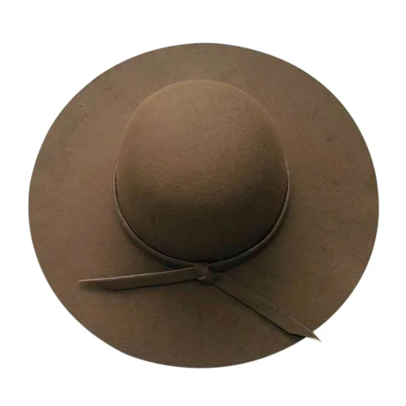 Nibesser Boho одноцветная пляжная шляпа от солнца модные фетровые шляпы для женщин