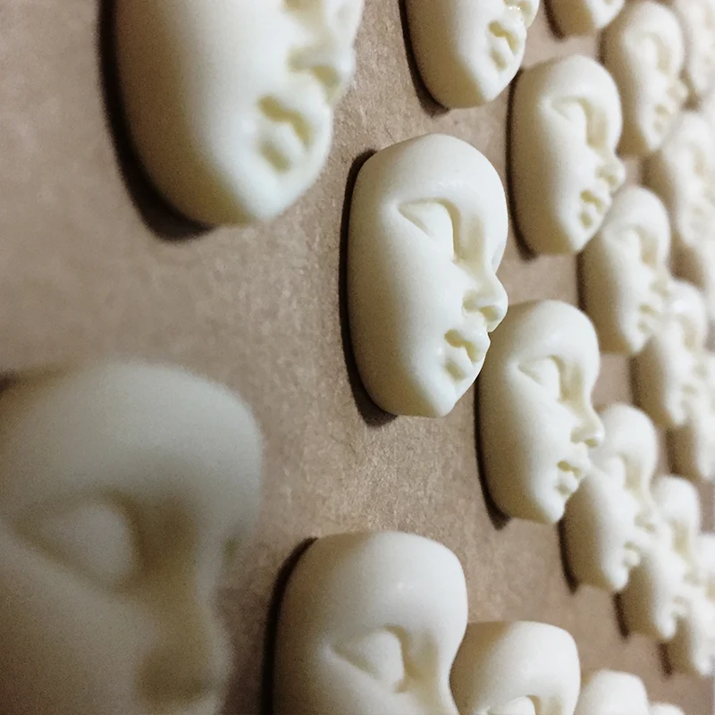 Маска из мини-маски смолы кабошон с плоской спинкой бежевого цвета для девочек