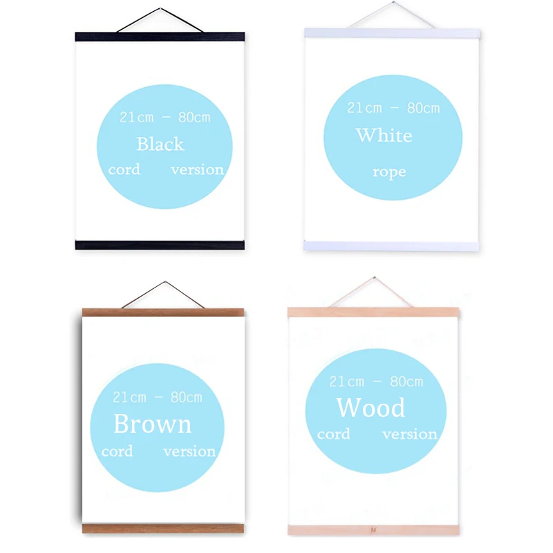 Твердая Магнитная веревка рамки светильник постер вешалка рамка декоративная