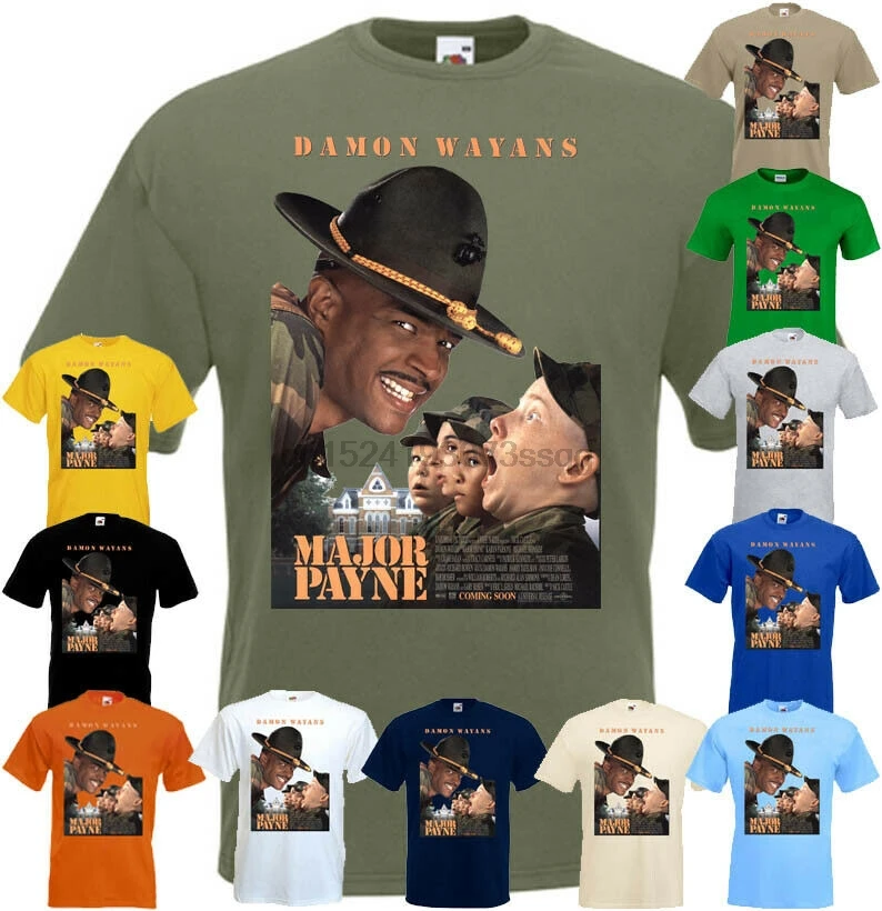 Major Payne v1 Damon Wayans футболка черный синий желтый зеленый все размеры S... 5XL| |