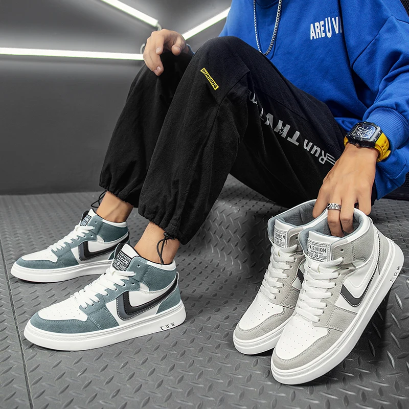 

Brand Mens Casual Shoes Men PU Sneakers Sport Shoes Men Designer Fashion Flats Loafers Mens Trainers Zapatos Footwears 39-44